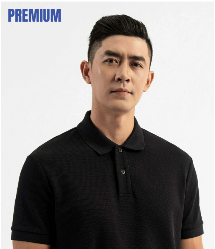 Áo Polo Nam Premium 100% Cotton Phối Cổ Form Fitted - 10S24POL003P